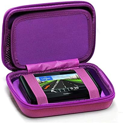 Navitech Lila Nehéz GPS hordtáska Kompatibilis OHREX N56 5 Gps
