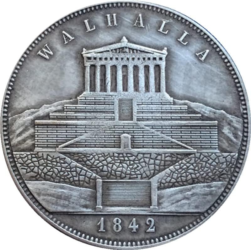 1842 német Érmék Réz ezüstözött Antik Érmék, Érme, kézműves Gyűjtemény blowable