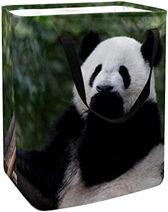 Panda Állat Kosárban Nagy Ruhával Szervező Táska, Kosár Összecsukható Szennyesben fogantyúval