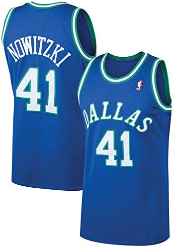 Dirk Nowitzki Dallas Mavericks 41 Kék Ifjúsági 8-20 Lélek Keményfa Klasszikus Swingman Jersey