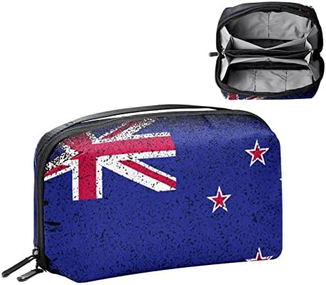 Új-Zéland Zászlaja Elektronikus Szervező, Ütésálló Hordtáska Védőtok, Kis Utazási Kábel Szervező Táska
