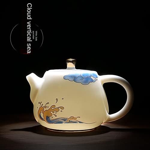PAYNAN 180ml Kerámia Teáskanna Kézzel készített Porcelán Teáskanna Kung Fu Tea Set Vízforraló, Tea Szertartás