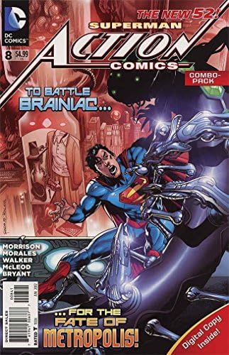 Az Action Comics (2 Sorozat) 8C VF/NM ; DC képregény