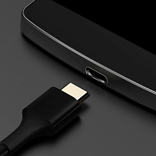 Amzmall USB-C-Típusú USB-A 3.0 Férfi Töltő Kábel, 1 Méter, Fekete