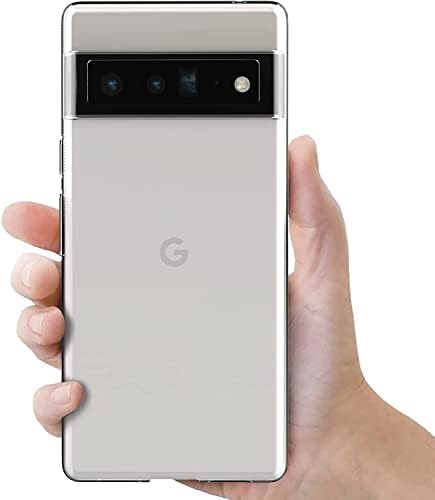 MaiJin Esetben a Google Pixel 6 Pro (6.71 hüvelyk) Puha TPU Gumi Gél Lökhárító Átlátszó hátlap