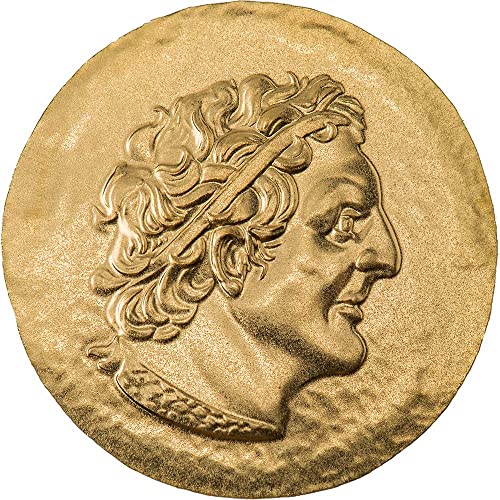 2022 DE az Ókori Görögország PowerCoin Ptolemaios én Arany Érme 5$ Szakács-Szigetek 2022 Antik Befejezés