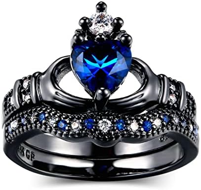 Eljegyzési Gyűrűk, a Nők Ajándék Fehér Eljegyzési Ékszert Vágott Kő Gyűrű Luxus Esküvői Kézzel készített