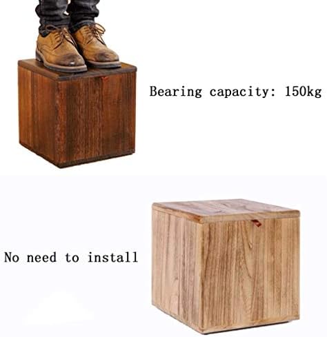 SJYDQ Széklet Tároló Dobozokat Fából készült Pad Footstools Változás Cipő Padon Ládában Háztartási Padon