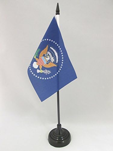 AZ USA ZÁSZLÓ Elnök Táblázat Zászló 4 x 6 - MINKET - Amerikai Íróasztal Zászló 15 x 10 cm - es Fekete
