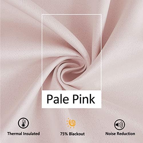 Rózsaszín Pom Pomot Blackout Függöny 95 hüvelykes Hálószoba Ablak, Függöny Nappali Tripla Sző Fél Áramszünet
