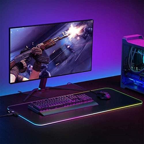Egérpadok RGB-Pc Gamer Sors Grand Érdekében, Billentyűzet Pad asztali LED Protector Mousepad XXL Játék