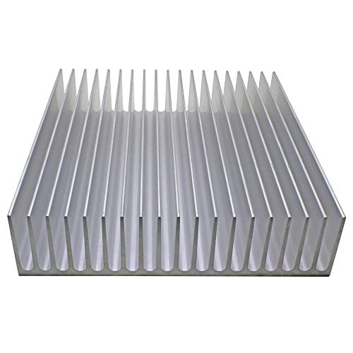 Nagy Alumínium Hűtőborda 200 x 182 x 44.5 mm / 7.87 x 7.17 x 1,75 hüvelyk hűtőbordák Cooler Hűtő Radiátor