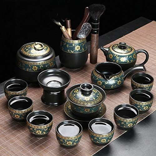 UXZDX Tea Szett Kerámia Kung Fu Teaset Porcelán Teáscsésze Szolgáltatás Gaiwan egy Csésze Tea Tea Szertartás