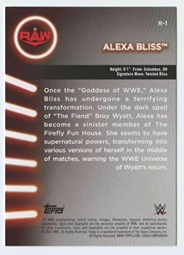 2021 Topps WWE Női Osztály Névsor R-1 Alexa Boldogság Birkózás Trading Card