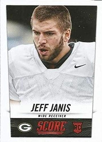 2014 Pontszám Újoncok 382 Jeff Janis Packers NFL Labdarúgó-Kártya (RC - Újonc Kártya) NM-MT