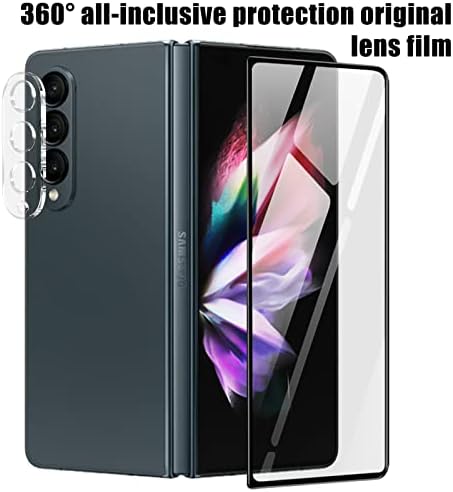 LUPAPA Samsung Galaxy Z Fold 4 Esetben + képernyővédő fólia + Kamera Lencséjét Védő (3 in 1), All Inclusive,