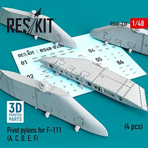 Reskit RS48-0338 - 1/48 - Pivot Oszlopok az F-111-Es (A, C, D, E, F) (4 db)
