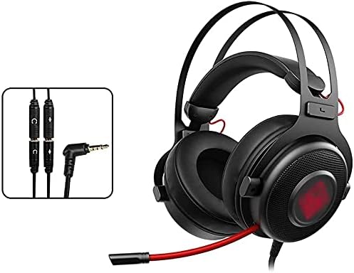 Marycan Gaming Headset, Ergonomikus Számítógép Gaming Fejhallgató, Visszahúzható Mikrofon Surround Sound