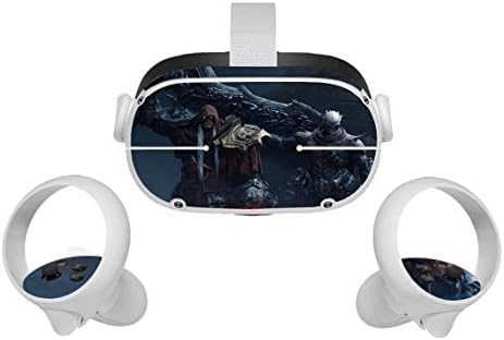 Amalával NAIDU Darksiders Genesis Videó Játék Oculus Quest 2 VR Headset, valamint Vezérlő Bőr, Vinyl Matrica,