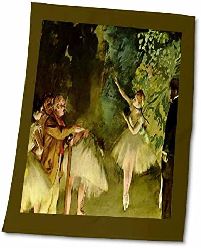 3dRose Kép Degas Balerina Festmény Próba - Törölköző (twl-243553-1)