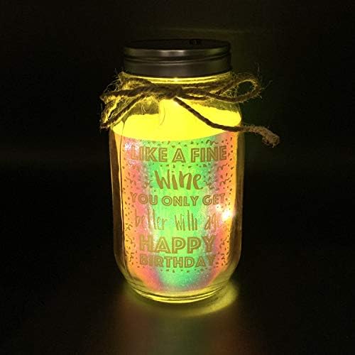 Kisebb & Pavey LED világít a Szentjánosbogár Üveg Tündér Befőttesüvegben Boldog Születésnapi Ajándék