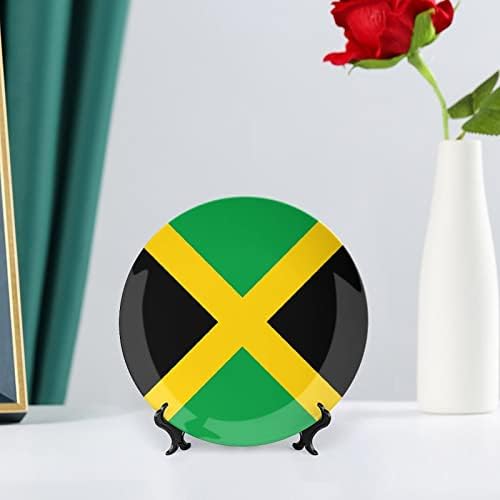 Zászló, Jamaica Lóg Kerámia Dekoratív tábla Display Állvány Szabott Évforduló, Esküvői Ajándékok Pár Szülei