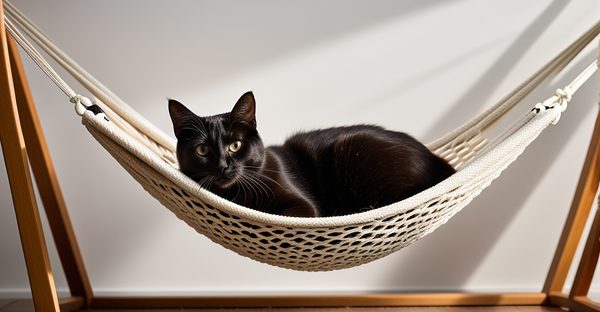 Hamac pour chats : confort et style pour votre félin