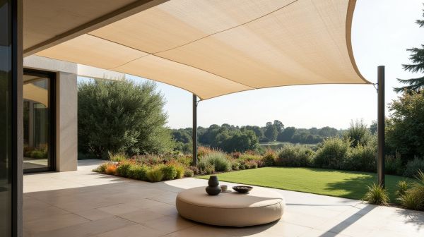Un confort extérieur personnalisé avec une voile ombrage sur mesure